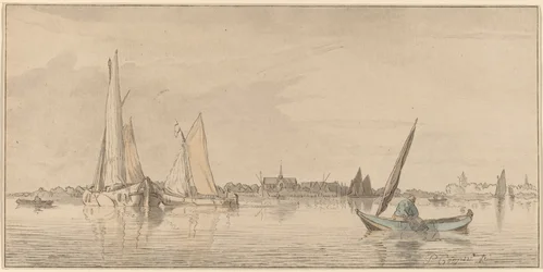 Rzeka z Miastem, 1775.
