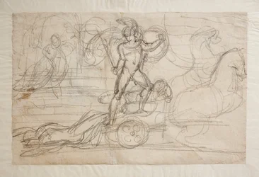 Achilles śledzi ciało Hektora za jego rydwanem. Paolo i Francesca(),