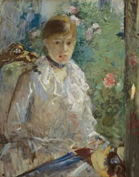 Młoda kobieta siedząca przed oknem, zwana Latem, 1879