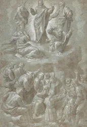 Przemienienie według Rafaela, 1511-51.