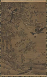 Hundred Birds and the Three Friends, pierwsza ćwierć XV wieku.
