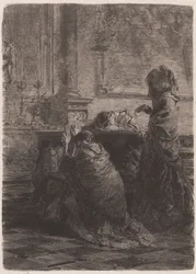 Bracia są w The Men are in the Field, 1870.