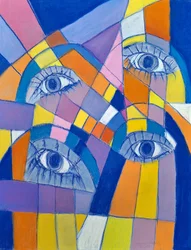 Gaza, 2024 (pastel na karcie)