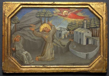 Św. Franciszek z Asyżu otrzymujący stygmaty, ok. 1800 1430 (tempera i złoto na drewnie)