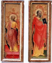 Dwóch Świętych Apostołów (tempera na panelu)