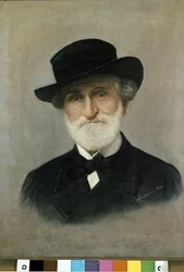Giuseppe Verdi, po 1899 (olej na płótnie)