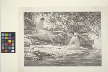 Lake Ladies (atrament na papierze)