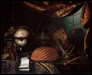 Martwa natura z instrumentami muzycznymi, 1715.