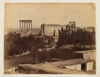 Balbek: Widok na Akropol (odbitka albumowa)