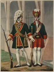 Grenadierzy Pułku Preobrażenskiego w latach 1732-1738, początek lat 40. XIX wieku
