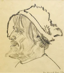 Konstantin Stanisławski jako Satyna w sztuce M. Gorkiego The Lower Depths, 1922