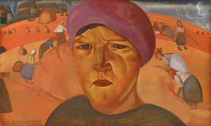 Rosyjska wieśniaczka Z cyklu Les Visages de Russie, 1923