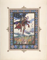 Ilustracja do bajki Marya Morevna, ok. 1930 r. 1925