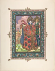 Ilustracja do bajki Wasylisa Piękna, ok. 1930 r. 1925