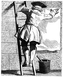 Naklejka z rachunkiem, 1737-1742.