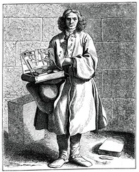 Nożyczki lub noże, 1737-1742.