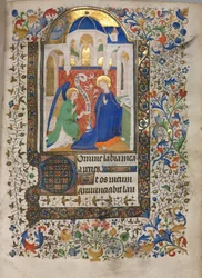 Księga godzin Korzystanie z Paryża: Zwiastowanie, c. 1420.
