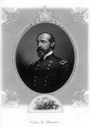 Generał George Meade, oficer armii amerykańskiej i inżynier budownictwa lądowego, 1862-1867.