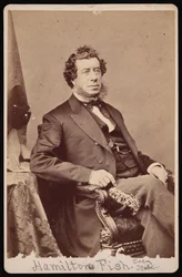 Portret Hamiltona Fisha 1808-1893, przed 1893.