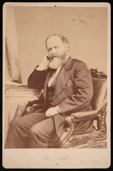 Portret Johna Angela Jamesa Creswella 1828-1891, przed 1891.