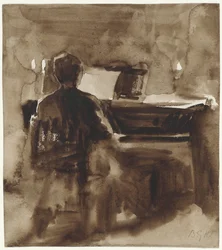 Pianista przy świecach