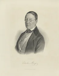 Portret pianisty i kompozytora Charlesa Mayera 1799-1862, ok. 1854.