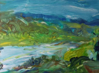Krajobraz Błękitnej Rzeki II, 1988