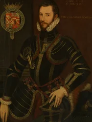Portret Waltera Devereux 1539-1576, pierwszego hrabiego Essex, datowany na 1572 rok.