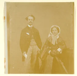 John Atkinson Grimshaw i Theodosia Grimshaw (zdjęcie czarno-białe)
