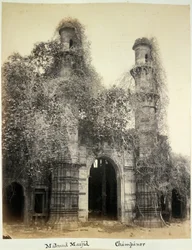 Mahmud Masjid (Nagina Masjid), Champaner, ok. 1875 (zdjęcie czarno-białe)