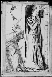 Reprodukcja fotograficzna "Studium dla pokojówki z Lochroyan"