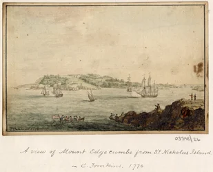 Cykl szkiców, widoków w Wielkiej Brytanii, na kontynencie iw Ameryce 1772-1778 (akwarela)