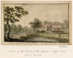 Cykl szkiców, widoków w Wielkiej Brytanii, na kontynencie iw Ameryce 1772-1778 (akwarela)