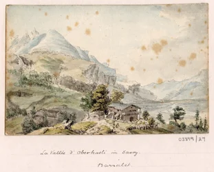 Cykl szkiców, widoków w Wielkiej Brytanii, na kontynencie iw Ameryce 1772-1778 (akwarela)