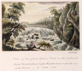 Cykl szkiców, widoków w Wielkiej Brytanii, na kontynencie iw Ameryce 1772-1778 (akwarela)