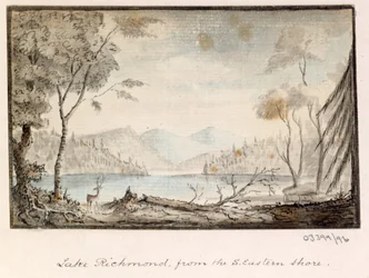 Cykl szkiców, widoków w Wielkiej Brytanii, na kontynencie iw Ameryce 1772-1778 (akwarela)