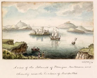 Cykl szkiców, widoków w Wielkiej Brytanii, na kontynencie iw Ameryce 1772-1778 (akwarela)