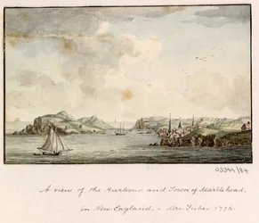 Cykl szkiców, widoków w Wielkiej Brytanii, na kontynencie iw Ameryce 1772-1778 (akwarela)