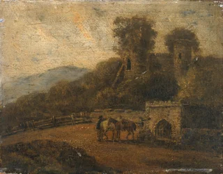 Castell Coch (olej na panelu)