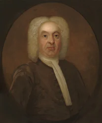 Portret dżentelmena, ok. 1720-1740 (olej na płótnie)