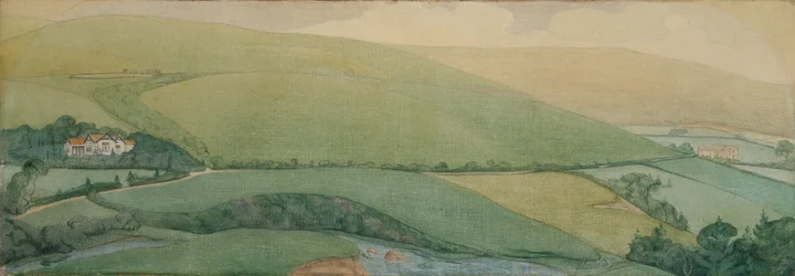 Portret na blasze z Rhyd-y-Car lub Colliers Row, połowa końca XIX wieku