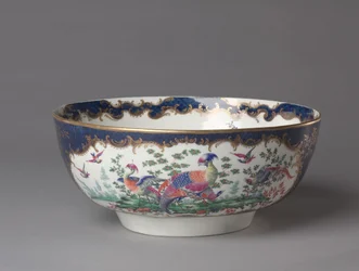 Punch Bowl, Fabryka Porcelany Worcester, ok. 1770