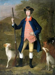 Richard Gwynne z Taliaris i Tregib (olej na płótnie)