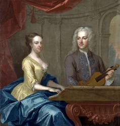 Thomas Powell i jego żona Mary (olej na płótnie)