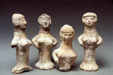 Kananejskie figurki Aszery, 999-600 p.n.e.