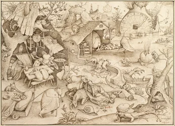 Acedia Leniwiec Z serii Siedem grzechów głównych, 1557