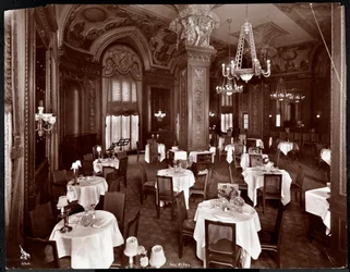 Kawiarnia damska w hotelu McAlpin, 1913 (srebrny odbitka żelatynowa)