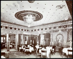 Restauracja Hotelu Murray, ok. 1908 (srebrny odbitka żelatynowa)