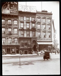 Widok na Hotel Hungaria i Hotel Hugh Slevin na Union Square East i 14th Street, Nowy Jork, 1905 (srebrny odbitka żelatynowa)