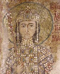 Alexios Komnenos w Hagia Sophia (mozaika)
